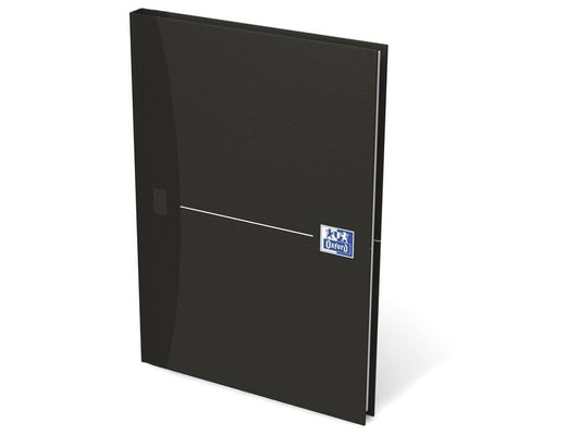 Oxford Bloc-notes Office Essentials, A5, À carreaux, Noir