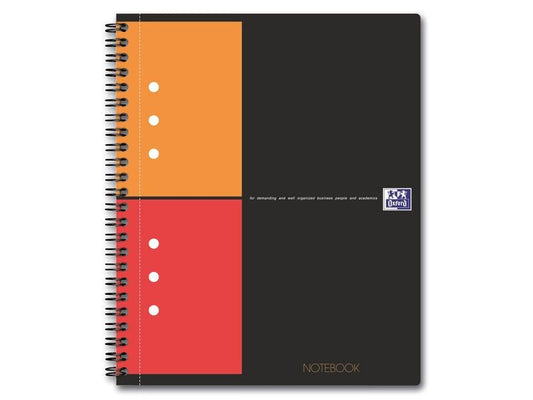 Oxford Bloc-notes International Notebook, A5 +, À carreaux, Gris
