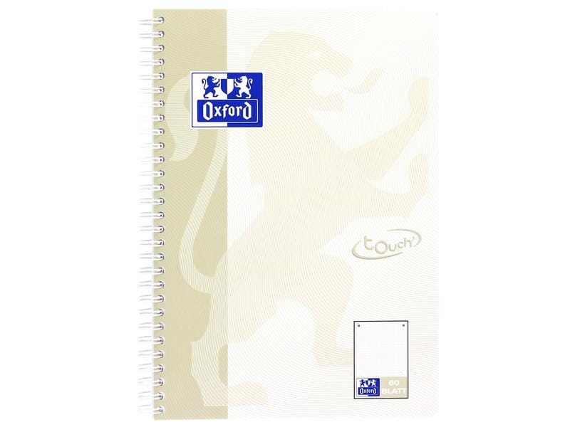 Oxford Carnet de notes Touchez College Pad, B5, Pois, Sabler