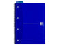Oxford Carnet de notes Bloc-notes collège Essential, A4 +, À carreaux, Bleu