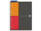 Oxford Bloc-notes International Managerbook, A4 +, À lignes, Gris