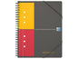 Oxford Carnet de notes International Meetingbook, A5 +, À carreaux, Gris
