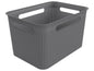Rotho Boîte de rangement Brisen 16 l, Anthracite