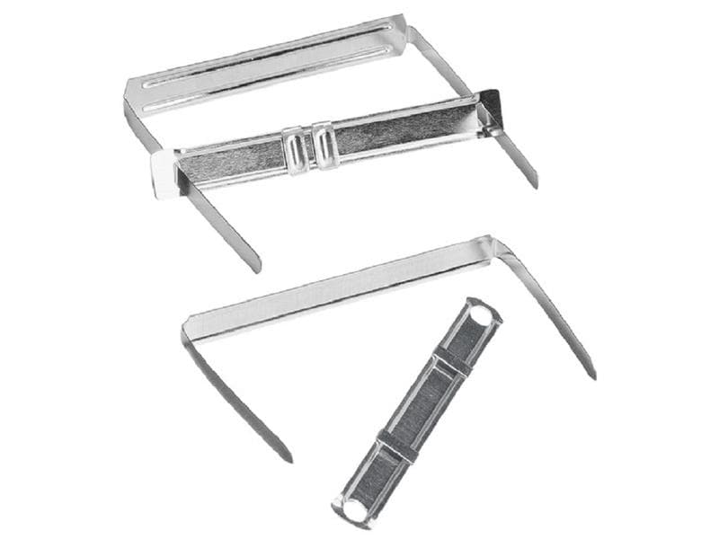 Biella Fermeture-agrafe 8,2 cm, 50 pièces