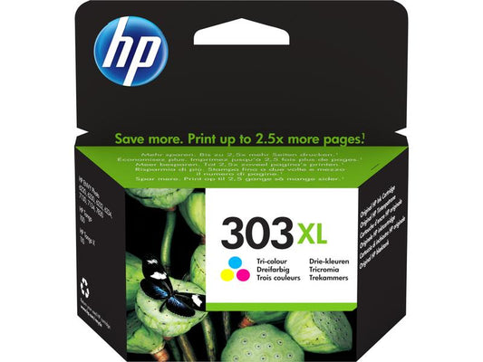 HP Encre Nr. 303XL (T6N03AE) Cyan/Magenta/Yellow
