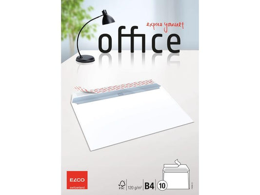 ELCO Enveloppe Office B4 sans fenêtre, 10 pièces