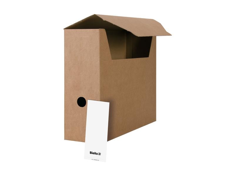 Biella Boîte d’archivage A4 Brun, 50 pièces