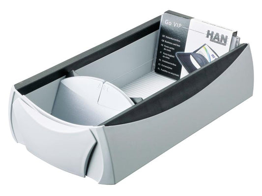 HAN Fichier pour cartes de visite VIP 500 cartes, gris/noir