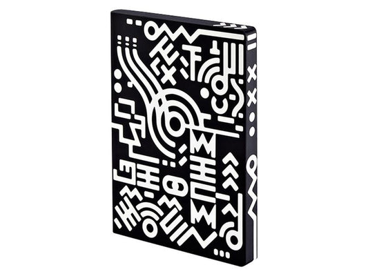 Nuuna Bloc-notes Graphic L Metropolis 22 x 16,5 cm, Pois