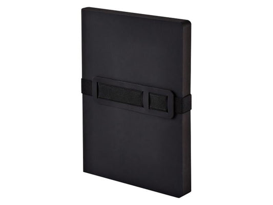 Nuuna Bloc-notes Voyager L 22 x 16,5 cm, Pois, Noir