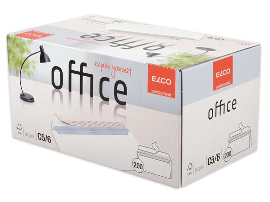 ELCO Office Box C5/6 Umschlag ohne Fenster, 200 Stück