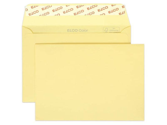 ELCO Enveloppe Color C6, Pas de fenêtres, 25 Pièce/s, Chamois