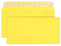 ELCO Enveloppe Color C5/6, Pas de fenêtres, 25 Pièce/s, Jaune