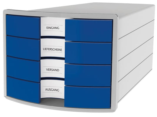 HAN Boîte à tiroirs Impuls A4/C4 Bleu