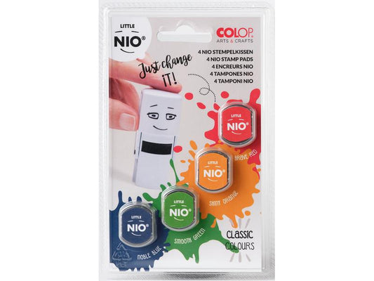 Colop Nio Tampon encreur Little Nio Classic 4 pièces