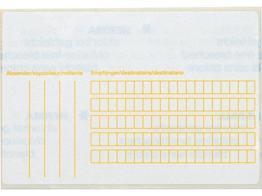 HERMA Étiquettes d’adresse pour les paquets 118 x 80 mm, 500 Feuille