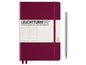 Leuchtturm Bloc-notes Medium A5, Pois, 2-pièces, Port Red