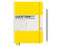 Leuchtturm Bloc-notes Medium A5, Pois, 2-pièces, citron