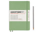Leuchtturm Bloc-notes Medium A5, À lignes, 2-pièces, sauge