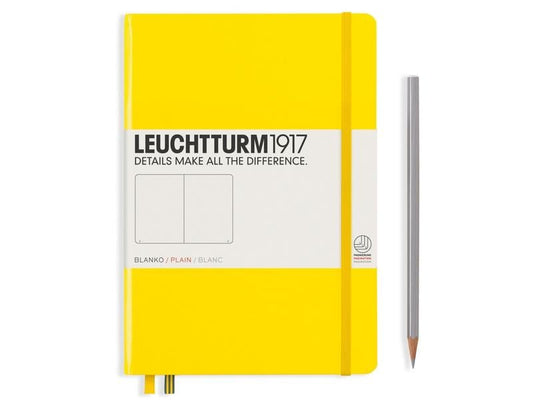 Leuchtturm Bloc-notes Medium A5, Vierge, 2-pièces, citron