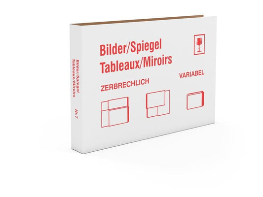 Antalis Carton de déménagement 82 x 56 x 9 cm 20 pièces, Blanc
