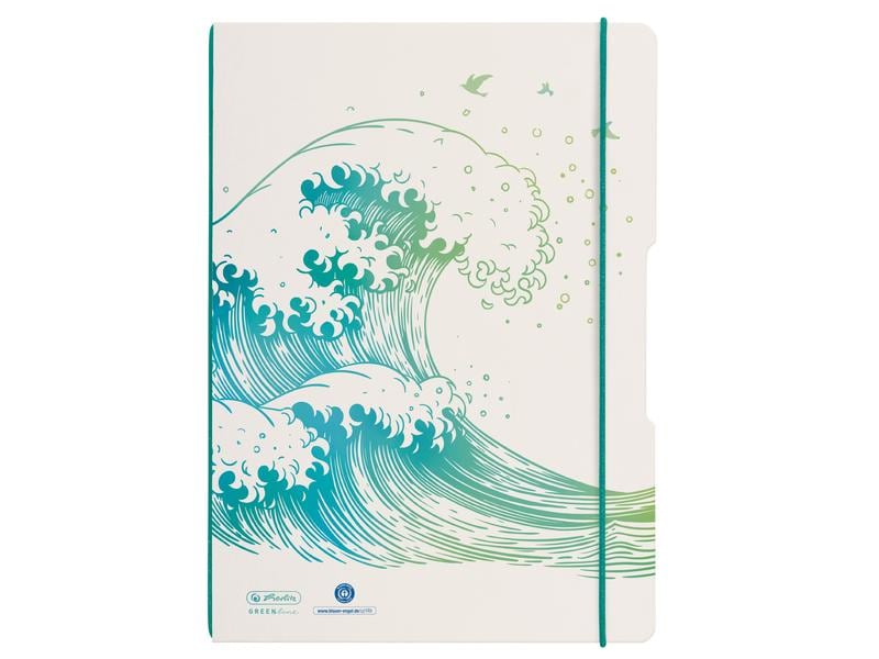Herlitz Carnet de notes Greenline my.book flex A5, Pois, shaft