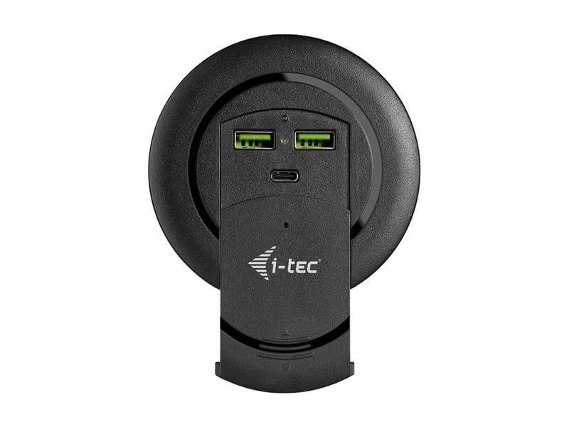 i-tec Built-in Desktop Fast Charger USB-C PD + 3x USB-A QC 3.0