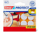 tesa Echelle de pied de chaise Protect Ø 22 mm 12 pièces, Blanc