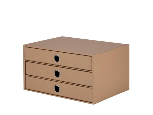 Rössler Boîte à tiroirs S.O.H.O. A4 Marron