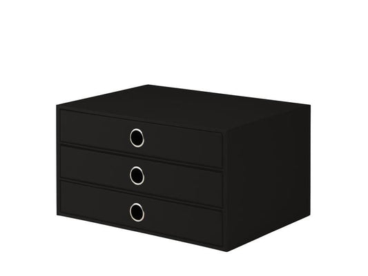 Rössler Boîte à tiroirs S.O.H.O. A4 Noir