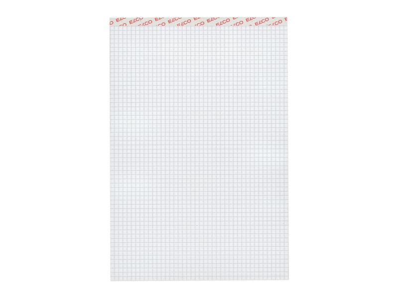 ELCO Bloc-notes A4 70 g/m² 5 mm perforé, 5 pièces