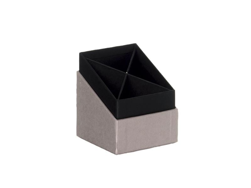 Rössler Pot à crayons S.O.H.O. Taupe 8.6 x 10 x 8.6 cm