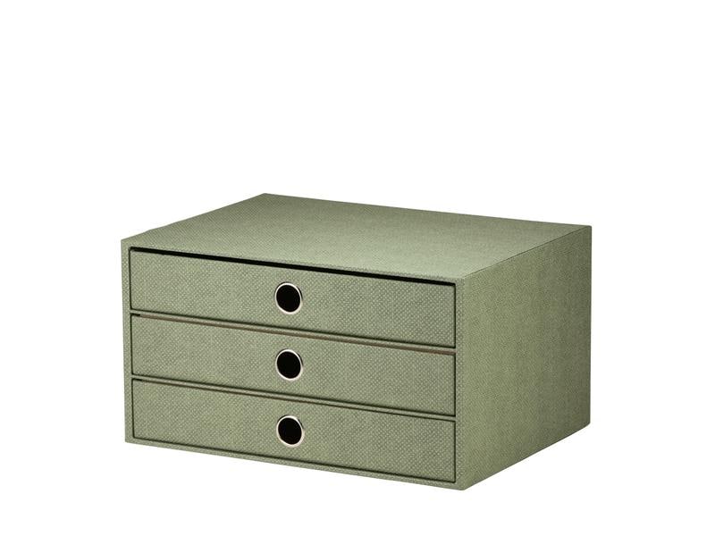 Rössler Boîte à tiroirs S.O.H.O. A4 Vert olive