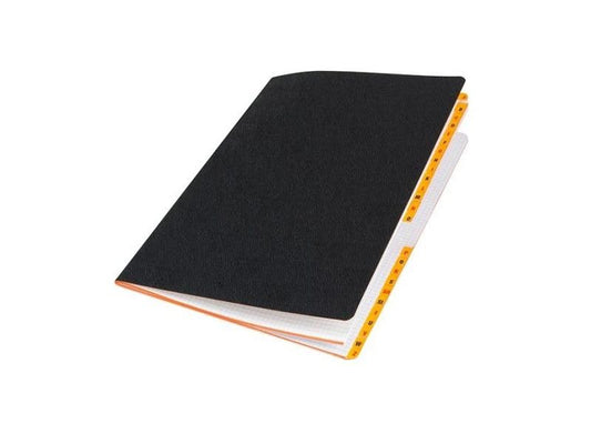 Neutral Cahier en toile cirée A6 avec registre, 48 pages