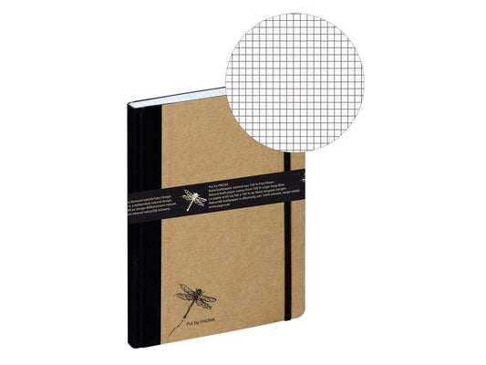 Pagna Bloc-notes Pur A5, À carreaux, Brun