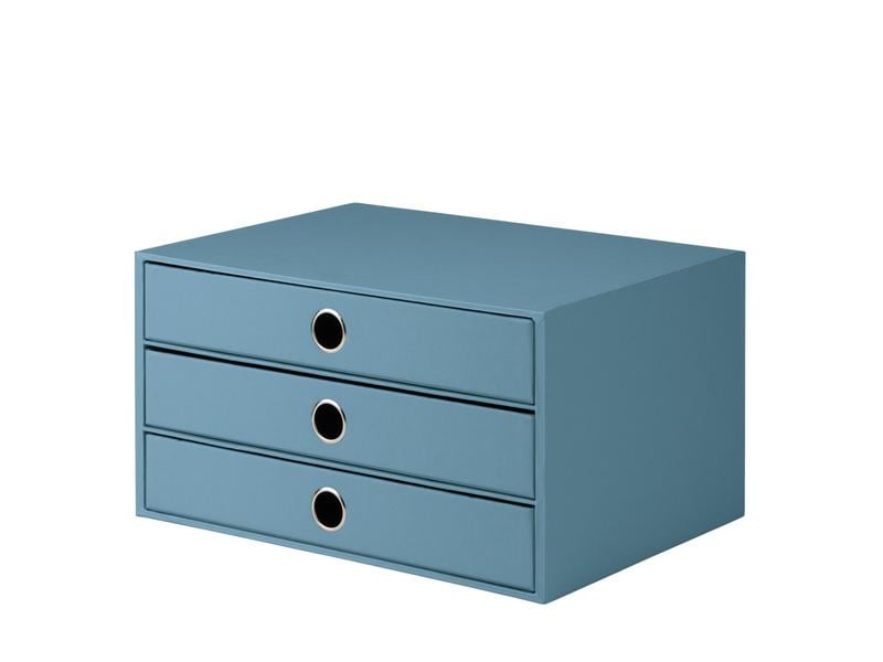 Rössler Boîte à tiroirs S.O.H.O. A4 Bleu