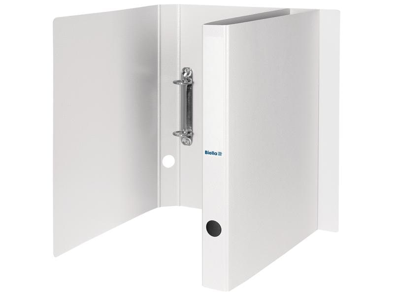 Biella Classeur à anneaux Viria A4 3.1 cm, Blanc