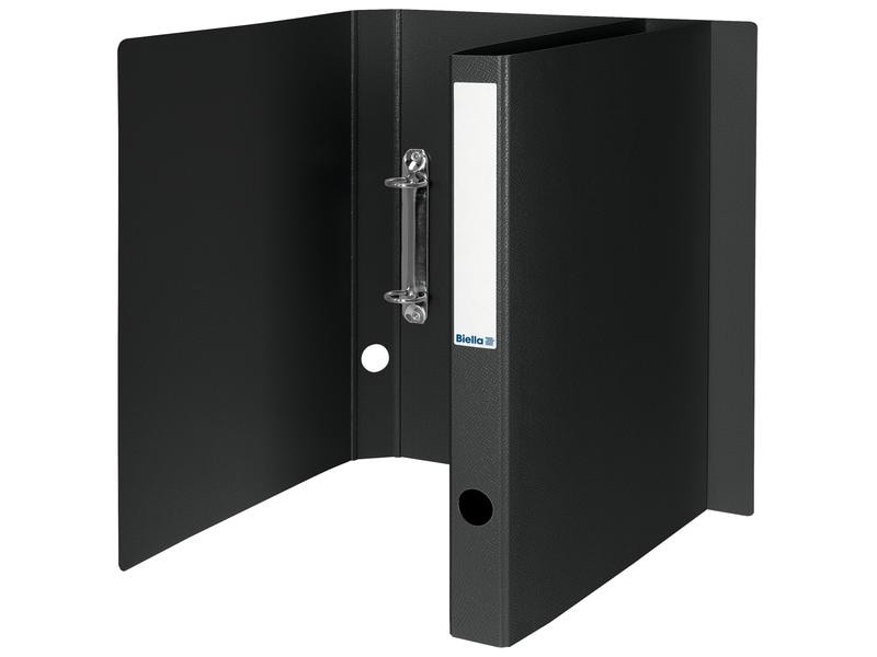 Biella Classeur à anneaux Viria A4 3.1 cm, Noir