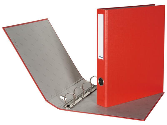 Biella Couverture de présentation Dinor-Quatro A4 4 cm, Rouge