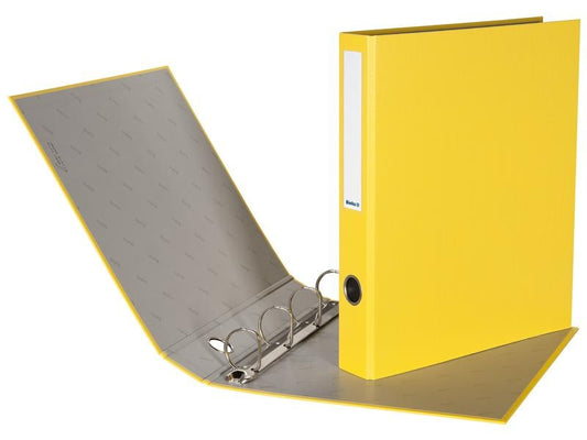 Biella Couverture de présentation Dinor-Quatro A4 4 cm Jaune