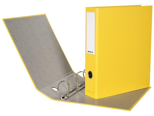 Biella Couverture de présentation Dinor-Quatro A4 7 cm Jaune