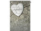 Braun + Company Carte de condoléances Coeur sur bois 11.5 x 17 cm