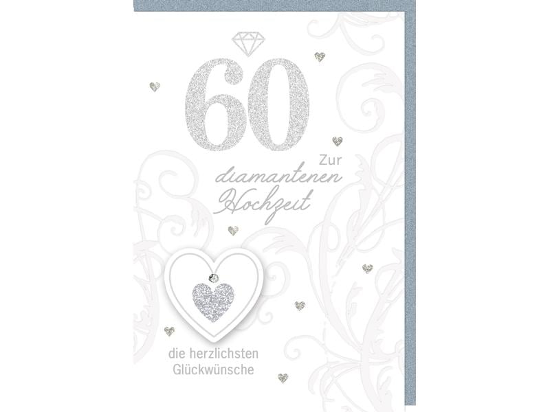 Braun + Company Carte de félicitations Jour du mariage 60 11.5 x 17 cm