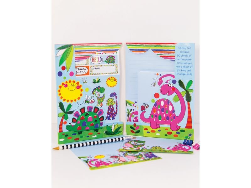 Rachel Ellen Kits de papier à lettre Dinosaure