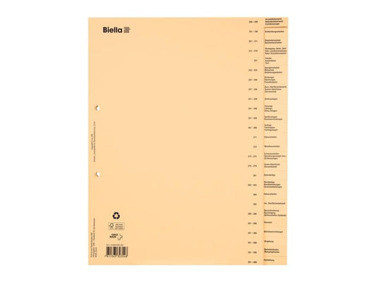Biella Registre A4 26 onglets , DE
