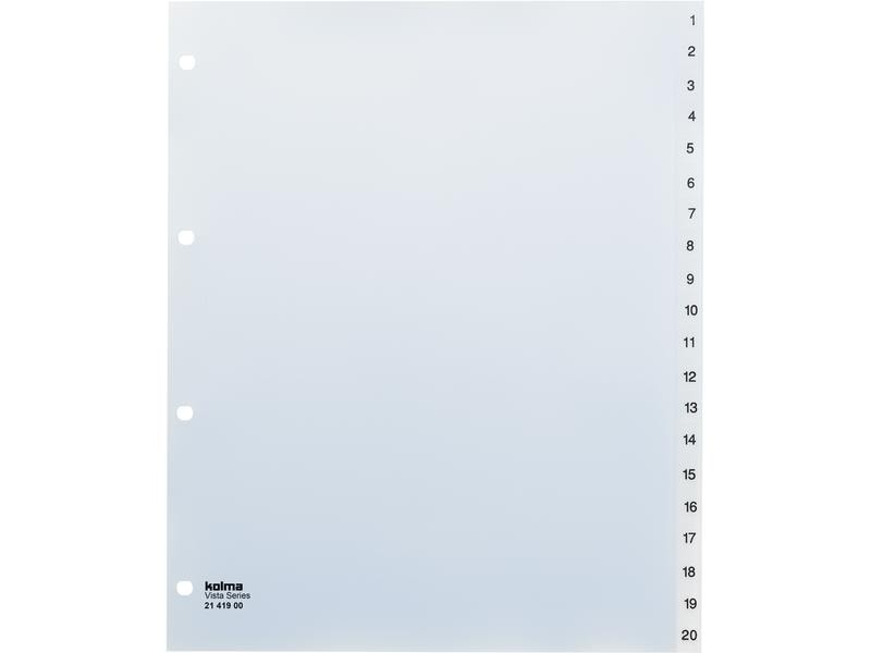 Kolma Registre A4 Vista XL 1-20