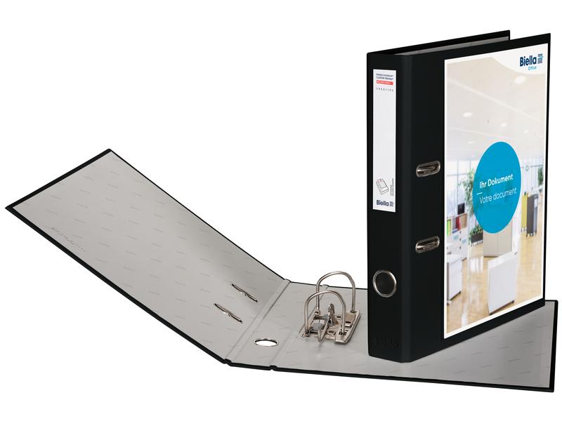 Biella Classeur fédéral Creative A4 4 cm Noir