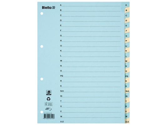 Biella Registre A4 A - Z Carton
