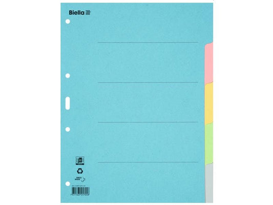 Biella Registre A4 Carton 5 pièces