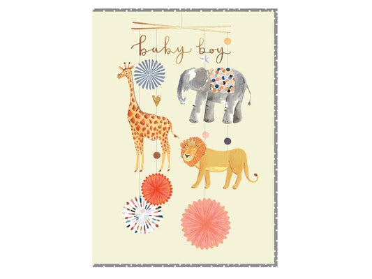 Cart Carte de félicitations Baby Boy 12 x 17 cm